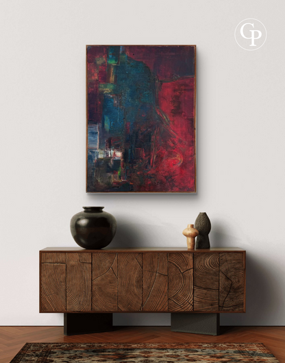Silvin BRONKART "Connivence" Oil on canvas 1961